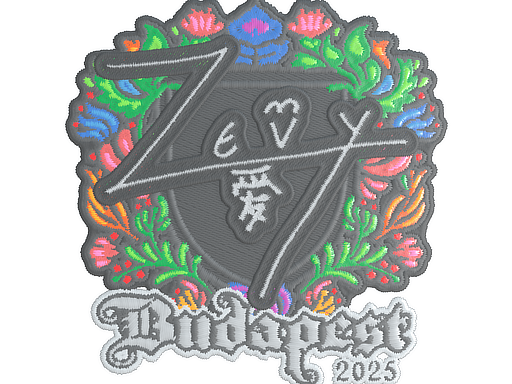 Sticker | zevy (Embroidered) | Budapest 2025