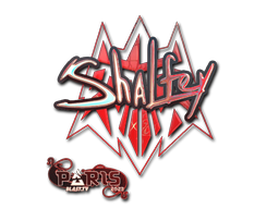 Наклейка | shalfey (голографическая) | Париж-2023