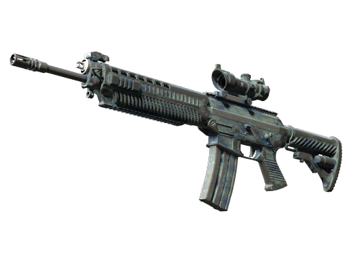 StatTrak™ SG 553 | Wave Spray (Закаленное в боях)