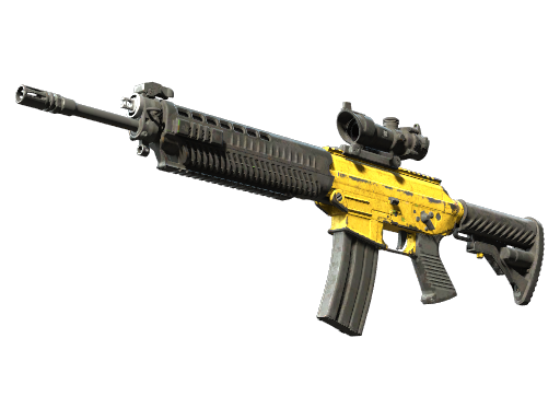 SG 553 | Bulldozer (Закаленное в боях)