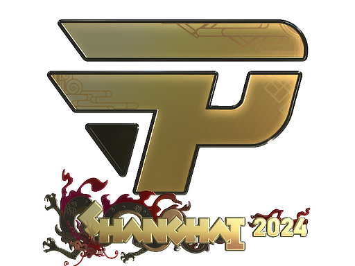 Наклейка | paiN Gaming (золотая) | Шанхай-2024