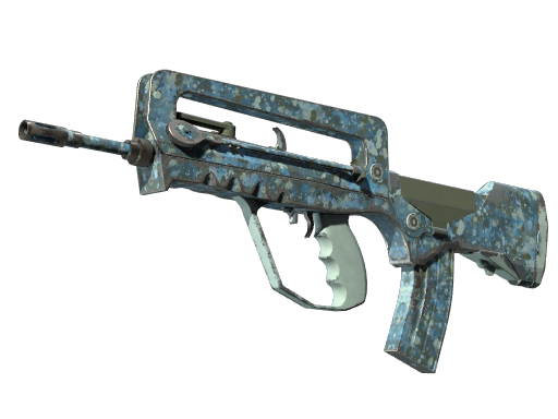 FAMAS | Cyanospatter (После полевых испытаний)