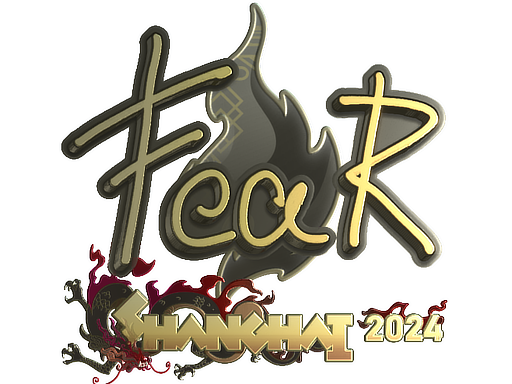 Sticker | fEAR (Gold) | Shanghai 2024