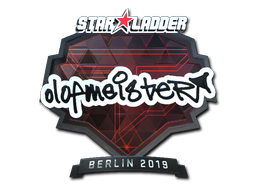 Наклейка | olofmeister (металлическая) | Берлин-2019