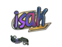 Наклейка | isak (голографическая) | Париж-2023