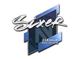 Наклейка | SIXER | Бостон-2018