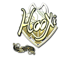 Наклейка | HooXi (золотая) | Париж-2023