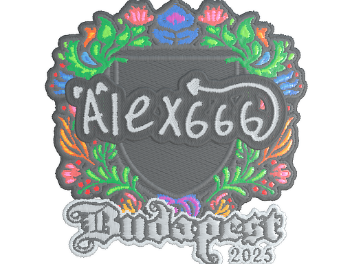 Sticker | alex666 (Embroidered) | Budapest 2025