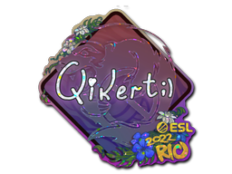 Наклейка | qikert (с блёстками) | Рио-2022