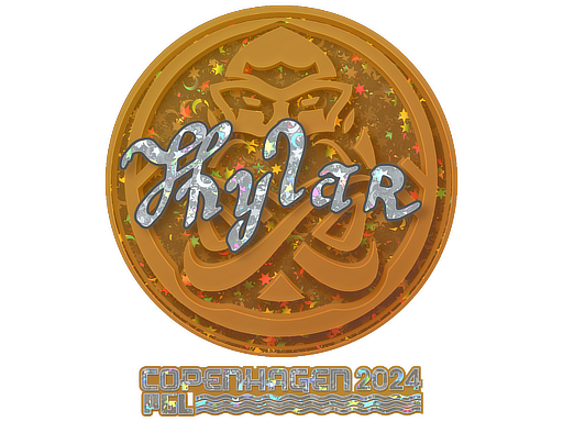 Наклейка | Kylar (с блёстками) | Копенгаген-2024