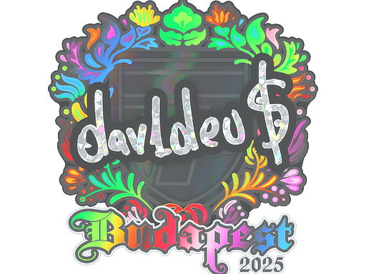 Sticker | dav1deuS (Holo) | Budapest 2025