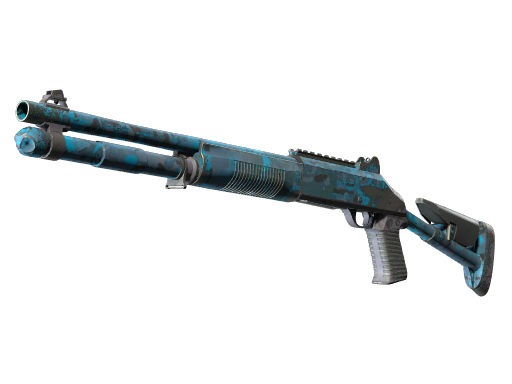 Souvenir XM1014 | VariCamo Blue (После полевых испытаний)