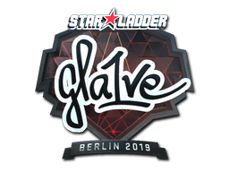 Наклейка | gla1ve (металлическая) | Берлин-2019
