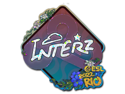 Наклейка | interz (с блёстками) | Рио-2022