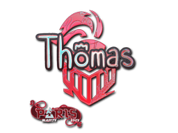 Наклейка | Thomas (голографическая) | Париж-2023