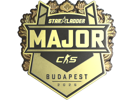 Наклейка | StarLadder (золотая) | Будапешт-2025