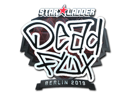 Наклейка | DeadFox (металлическая) | Берлин-2019