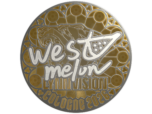 Наклейка | westmelon (металлическая) | Кёльн-2026