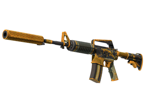 M4A1-S | Golden Coil (Закаленное в боях)