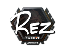Наклейка | REZ | Лондон-2018