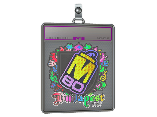 Sticker Slab | M80 (Holo) | Budapest 2025