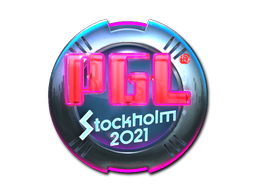 Наклейка | PGL (металлическая) | Стокгольм-2021