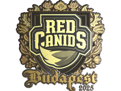 Наклейка | RED Canids (золотая) | Будапешт-2025