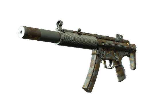 MP5-SD | Gold Leaf (Поношенное)