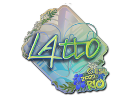 Наклейка | latto (голографическая) | Рио-2022