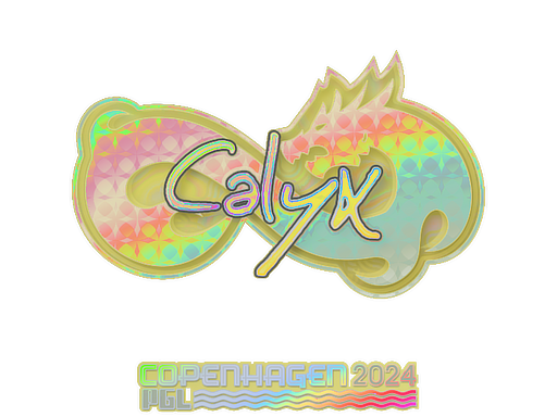 Наклейка | Calyx (голографическая) | Копенгаген-2024