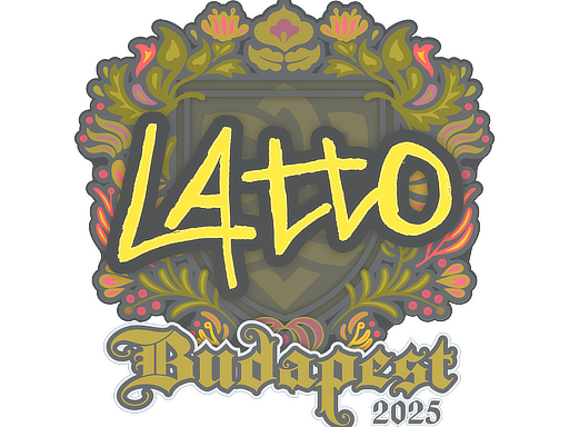 Sticker | latto | Budapest 2025