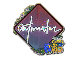 Наклейка | autimatic (с блёстками) | Рио-2022