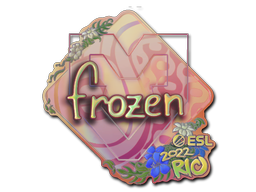 Наклейка | frozen (голографическая) | Рио-2022