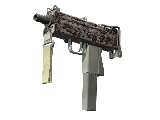 MAC-10 | Red Filigree (Закаленное в боях)