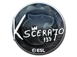 Наклейка | KSCERATO (металлическая) | Катовице-2019