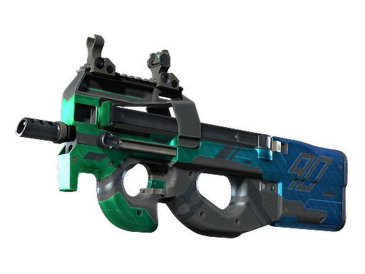 StatTrak™ P90 | Wave Breaker (Немного поношенное)