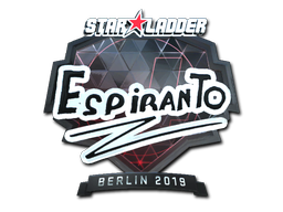Наклейка | EspiranTo (металлическая) | Берлин-2019