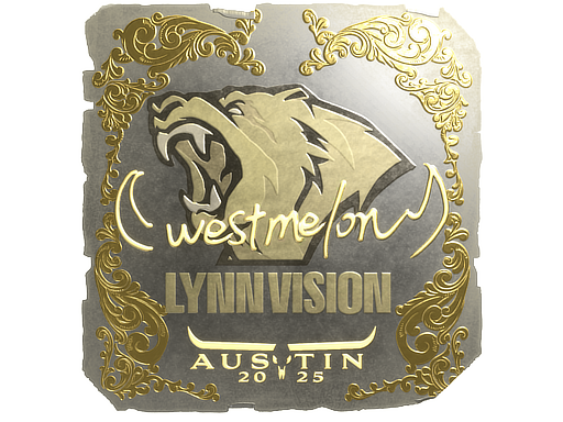 Sticker | westmelon (Gold) | Austin 2025