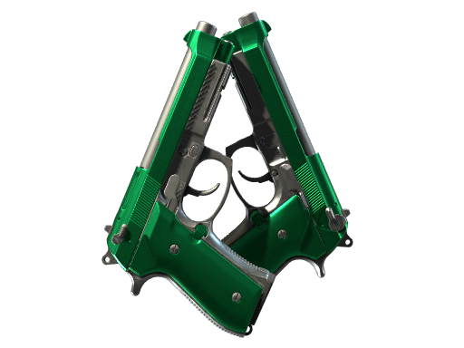Dual Berettas | Emerald (Прямо с завода)