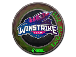 Наклейка | Winstrike Team (голографическая) | Катовице-2019