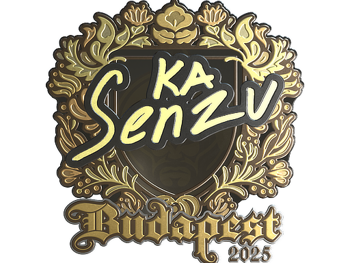 Наклейка | Senzu (золотая) | Будапешт-2025