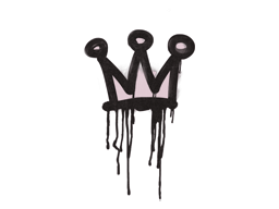 Sealed Graffiti | Little Crown (War Pig Pink)