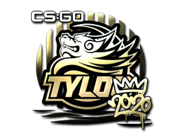 Наклейка | TYLOO (золотая) | РМР-2020
