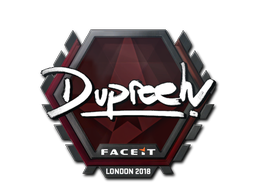 Наклейка | dupreeh | Лондон-2018