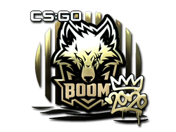 Наклейка | Boom (золотая) | РМР-2020