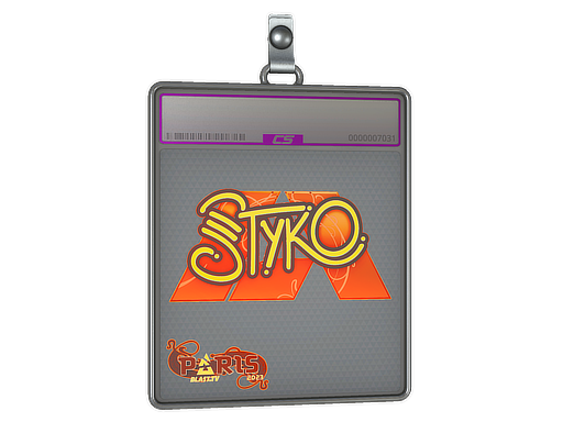 Sticker Slab | STYKO (Holo) | Paris 2023