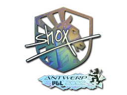 Наклейка | shox (голографическая) | Антверпен-2022