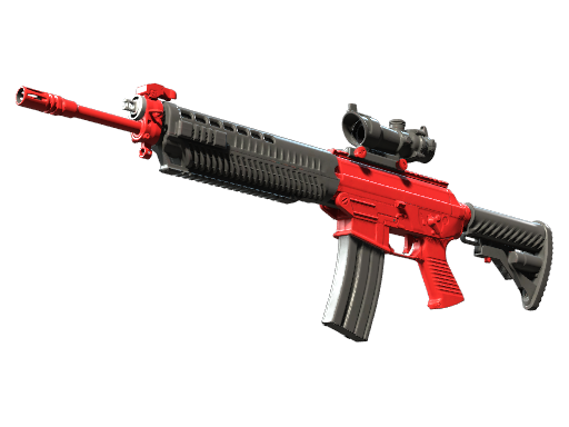 SG 553 | Candy Apple (Немного поношенное)