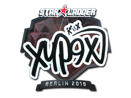 Наклейка | Xyp9x (металлическая) | Берлин-2019