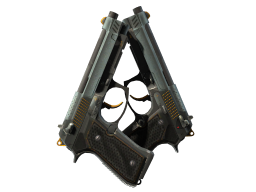 StatTrak™ Dual Berettas | Ventilators (После полевых испытаний)
